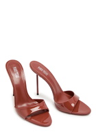 Paris Texas Lidia 105 Patent Leather Mules Dark Pink