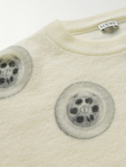 Loewe - Printed Wool-Blend Sweater - Neutrals