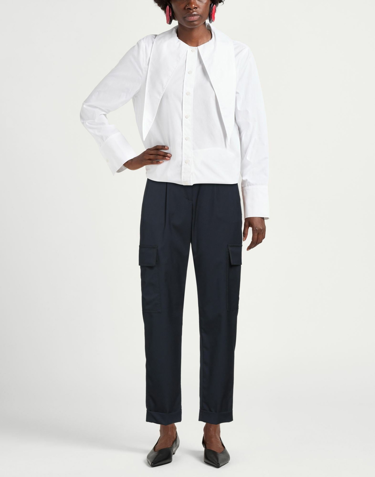 Peserico Womens Pants Midnight in Blue