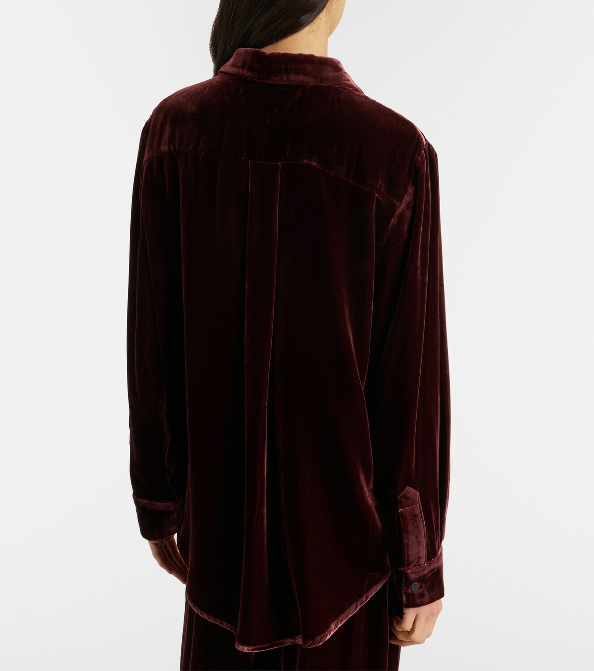 Asceno London velvet shirt