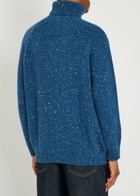 Begg & CO Barrow Roll-neck Cashmere Jumper Blue