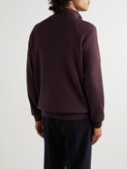 Loro Piana - Roadster Cashmere, Virgin Wool and Silk-Blend Half-Zip Sweater - Purple