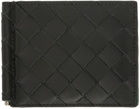 Bottega Veneta Green Bill Clip Wallet