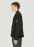 Compass Patch Bomber Jacket in Green
