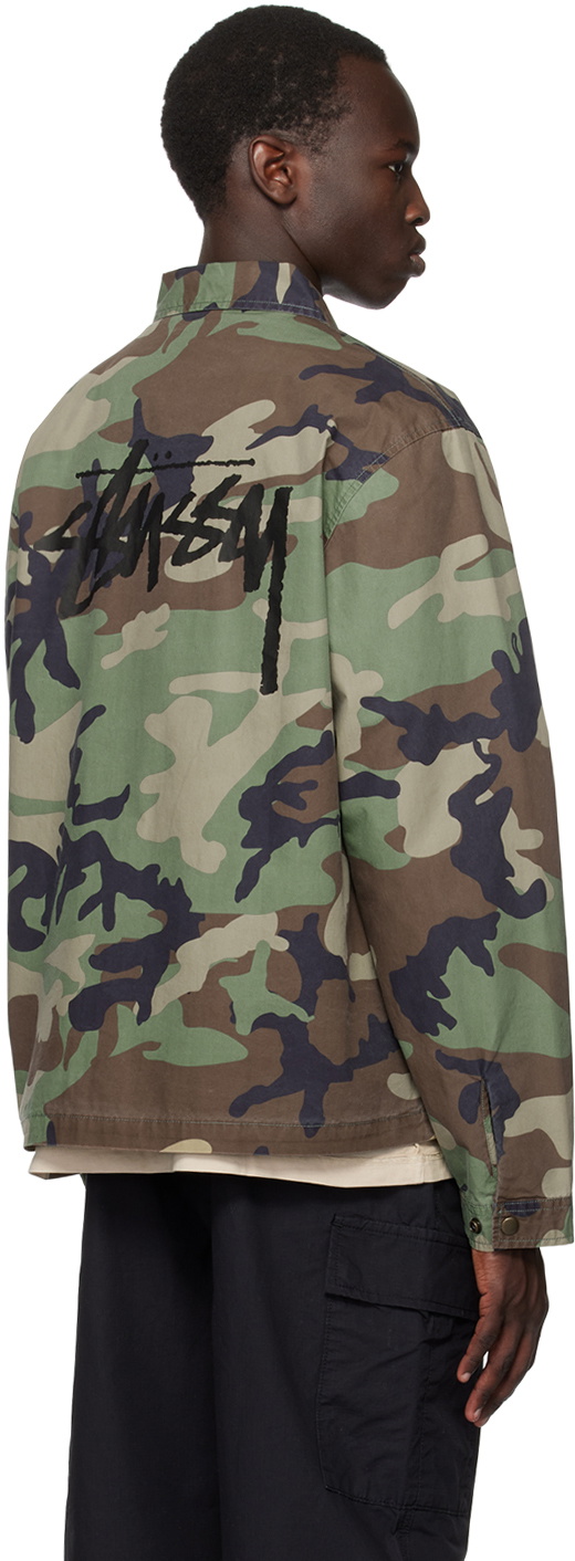 Stüssy Khaki Coach Shirt Stussy