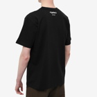 Sacai x MADSAKI Flock Print T-Shirt in Black