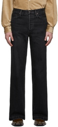 Acne Studios Black Bootcut Jeans