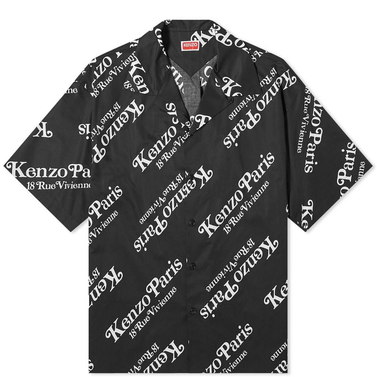 Photo: Kenzo Men's x Verdy Logo Shirt in Black