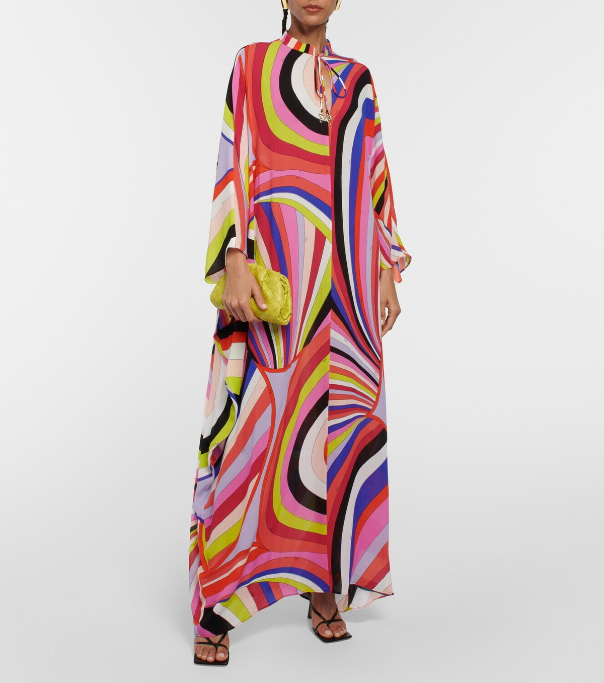 Pucci Printed chiffon kaftan Emilio Pucci