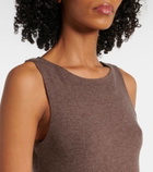 Leset Lauren sleeveless jersey midi dress