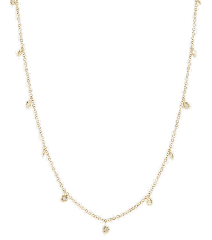 Photo: Octavia Elizabeth Micro Nesting Gem 18kt gold necklace with diamonds