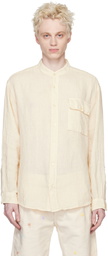 PRESIDENT's Off-White Flap Pocket Shirt