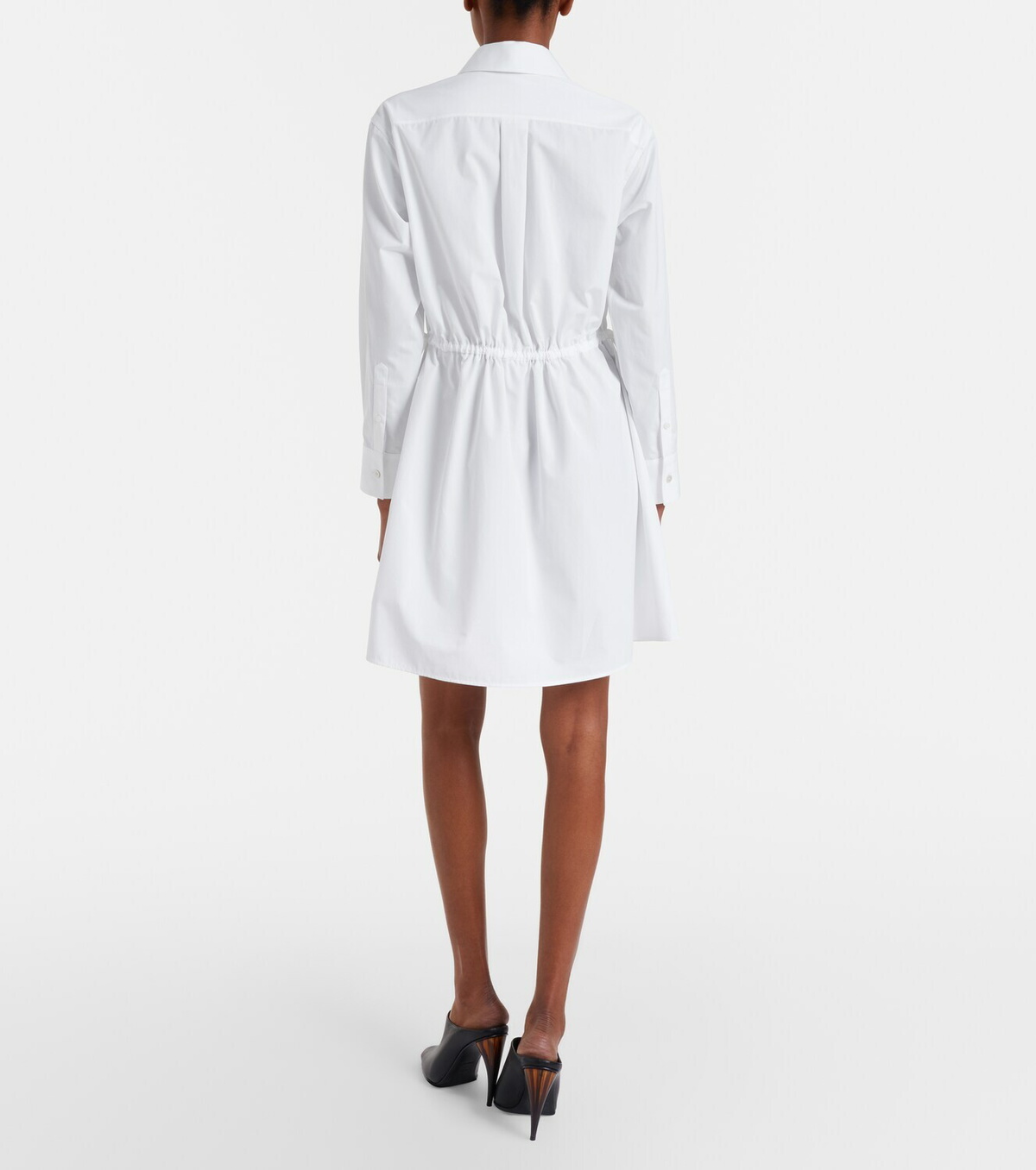 McQueen Cotton poplin shirt dress