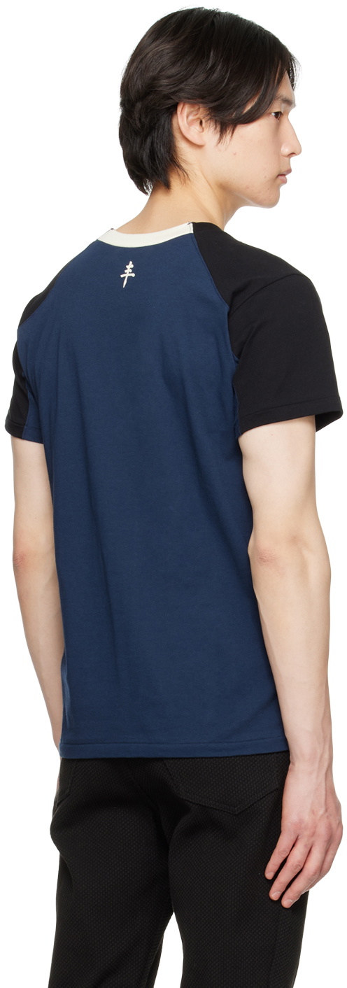 KOZABURO Black & Navy New Age T-Shirt Kozaburo