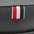 Thom Browne Men's Checked Engineered Stripe Camera Bag in Dark Grey