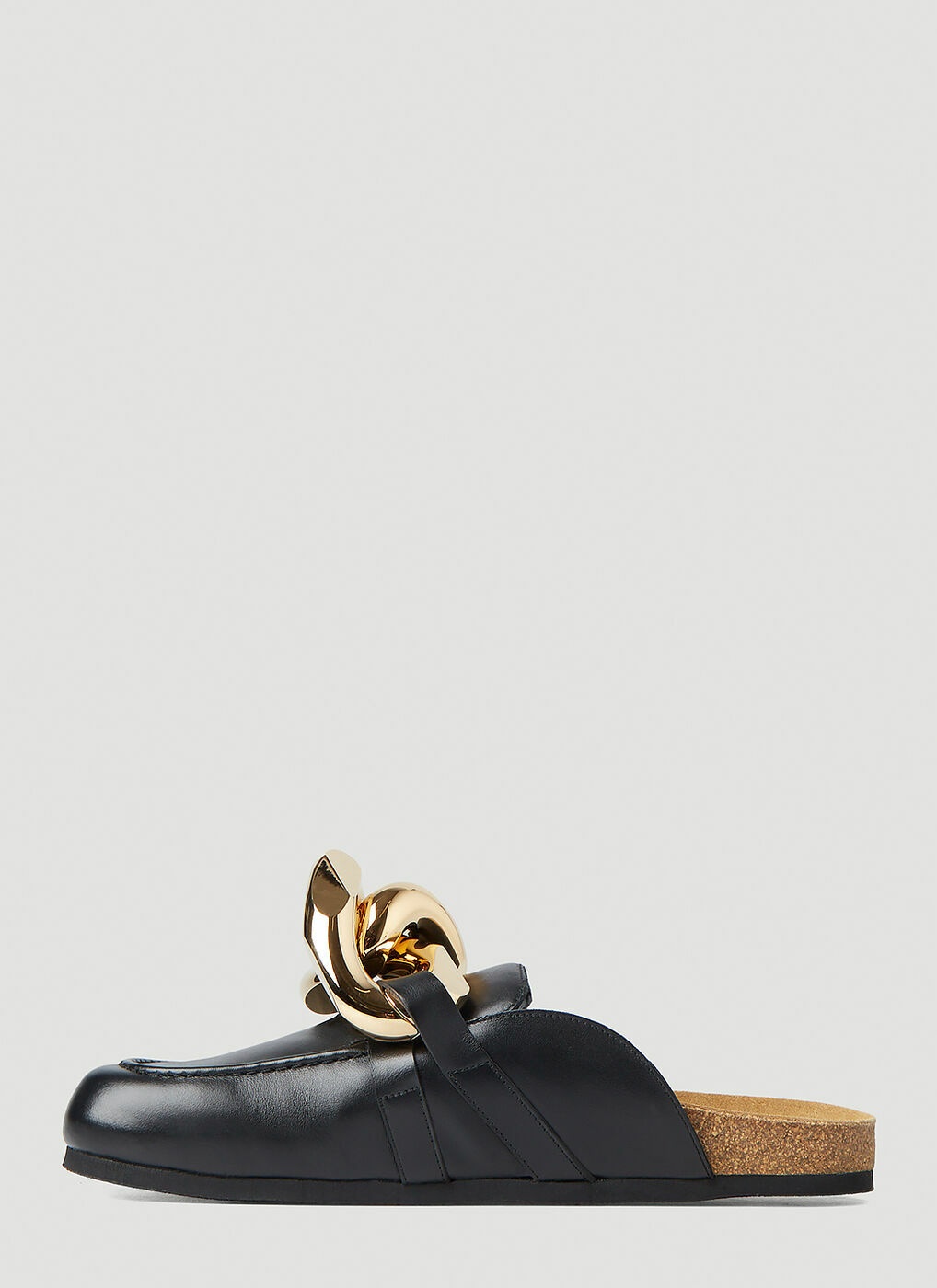 Backless Chain Loafers in Black JW Anderson