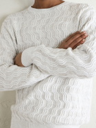 Aimé Leon Dore - Cable-Knit Cotton-Blend Sweater - Neutrals