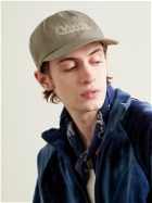 Visvim - Excelsior II Leather-Trimmed Logo-Embroidered Wool and Linen-Blend Twill Baseball Cap