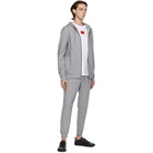 Hugo Grey Zip-Through Hoodie