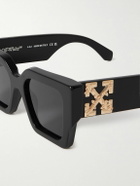 Off-White - Catalina Square-Frame Acetate and Gold-Tone Sunglasses