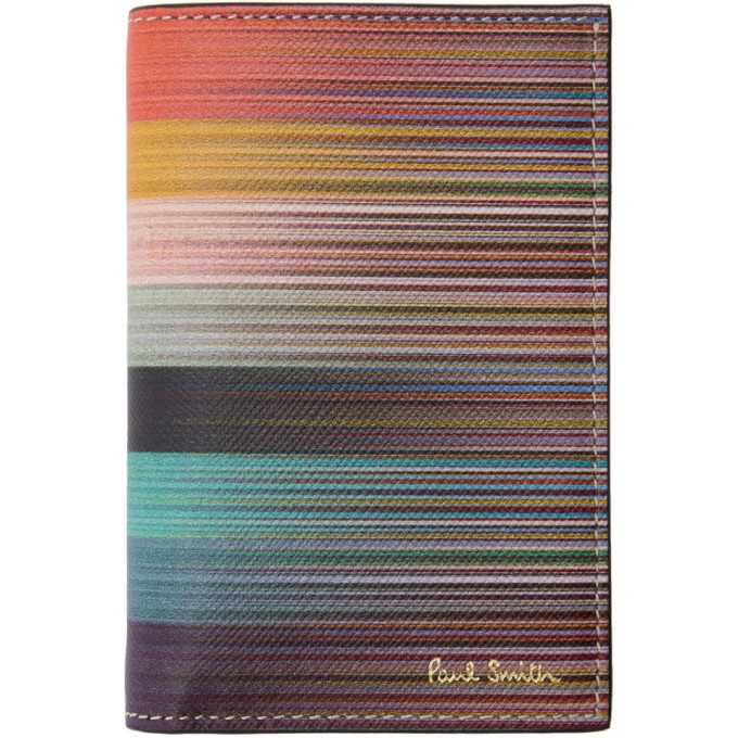 Photo: Paul Smith Multicolor Artist Stripe Card Holder
