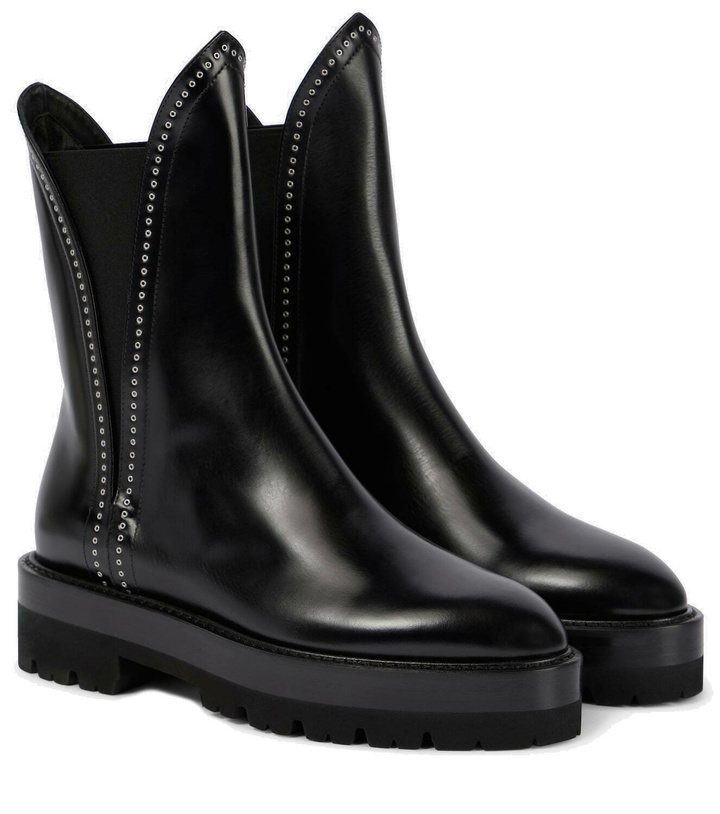 Photo: Alaïa Studded leather Chelsea boots