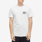 Boys Own Men's The Charts Print T Shirt in White/Red