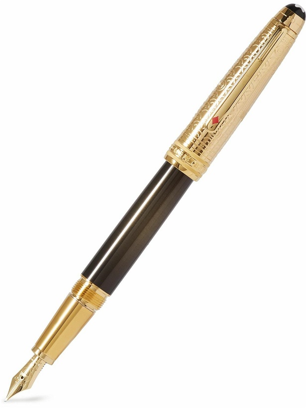 Photo: Montblanc - Meisterstück Around the World in 80 Days Doué Classique Resin and Gold-Plated Fountain Pen