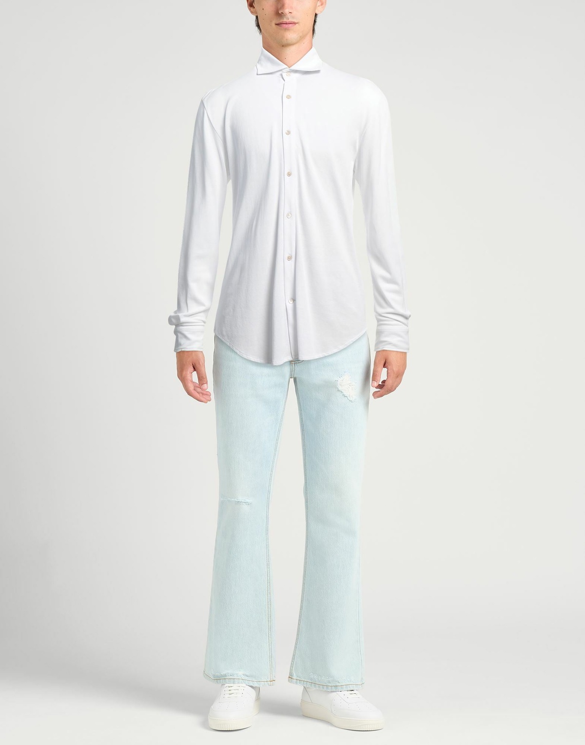 Eleventy Mens Shirt in White