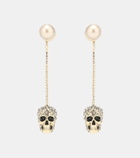 Alexander McQueen Skull crystal-embellished earrings