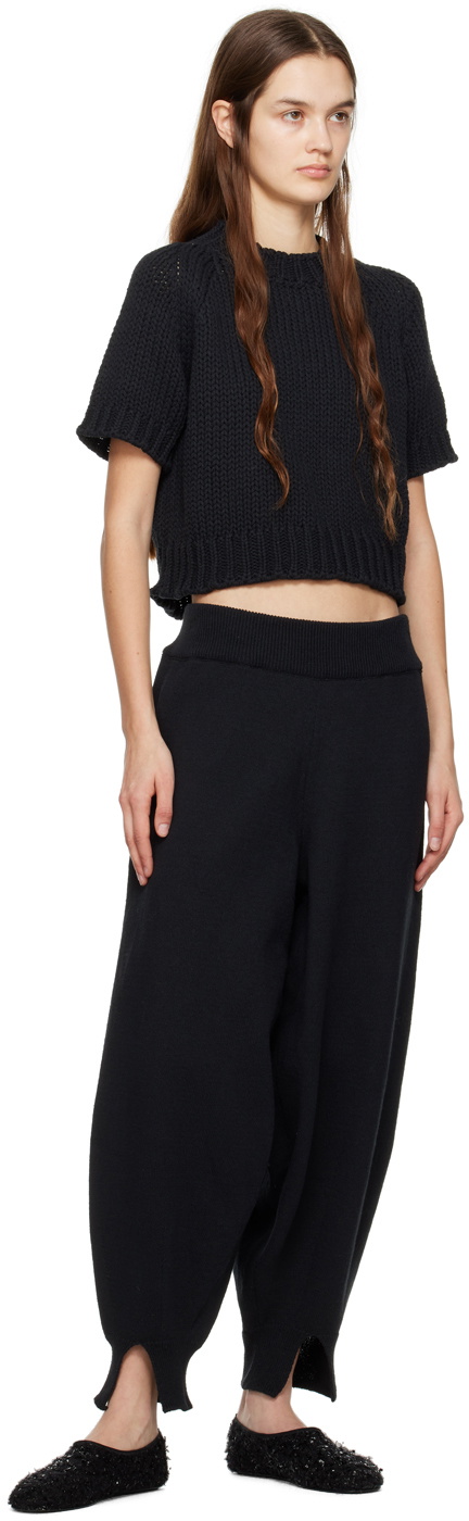 CORDERA Black Cropped Sweater CORDERA