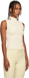 OTTI Off-White Cable Sport Top