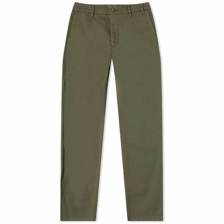 Photo: Norse Projects Men's Aros Slim Light Stretch Chino in Ivy Green