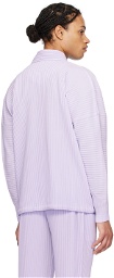HOMME PLISSÉ ISSEY MIYAKE Purple Monthly Color February Jacket