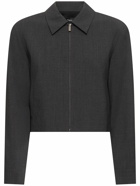 THEORY Cropped Stretch Wool Jacket