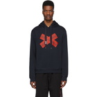 Dolce and Gabbana Navy Tape Hoodie