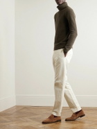 Canali - Wool-Blend Bouclé Rollneck Sweater - Brown