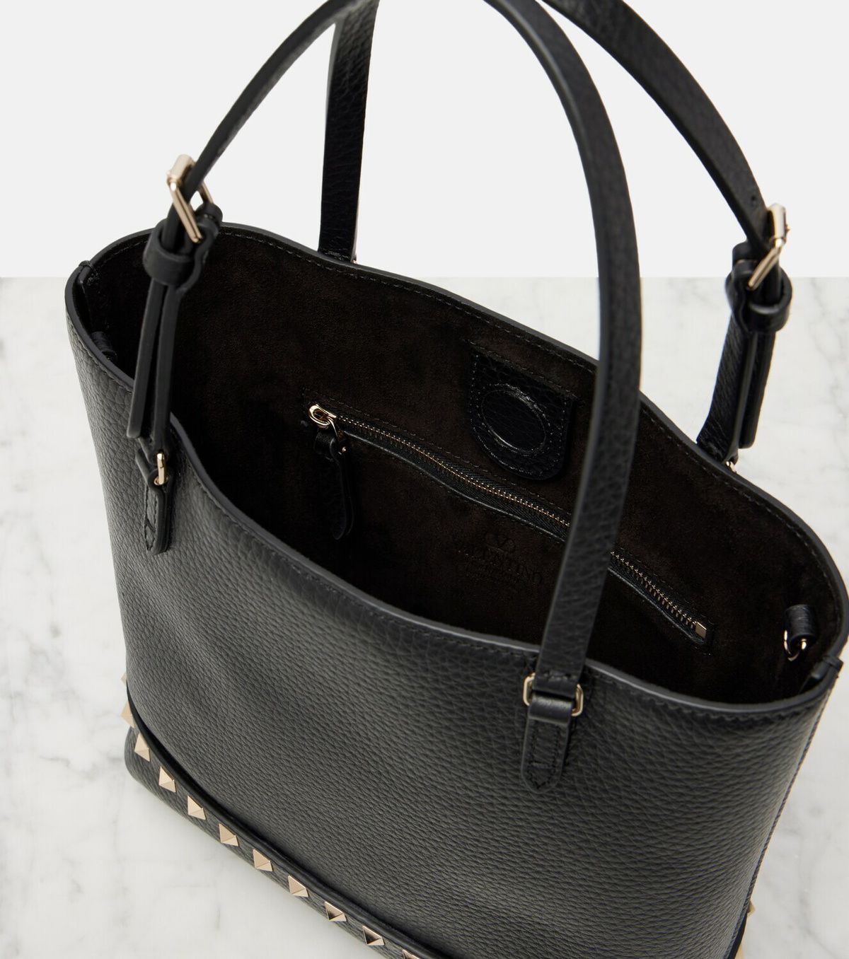 Valentino Garavani Rockstud Small leather tote bag