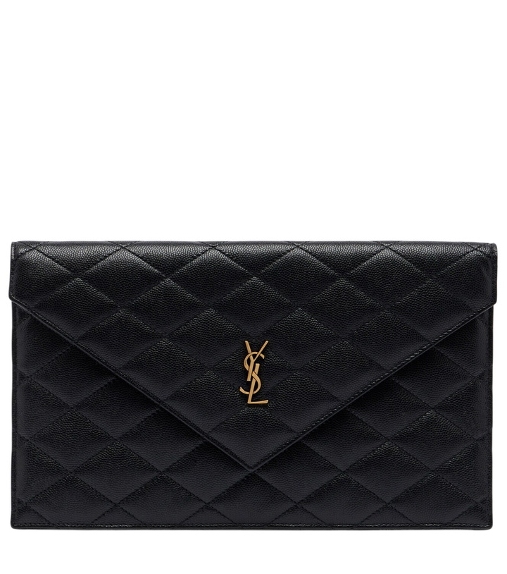 Photo: Saint Laurent Paris leather clutch