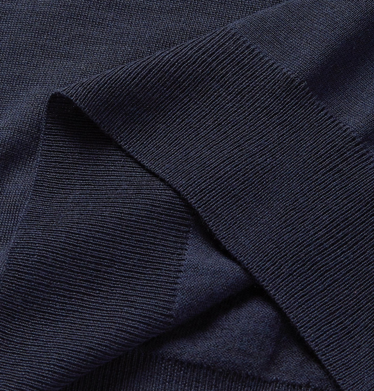 Canali - Merino Wool Polo Shirt - Blue Canali