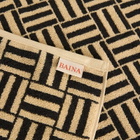 Baina Saroma Bath Mat in Sand/Noir 