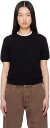 &Daughter Black Emer Cashmere T-shirt
