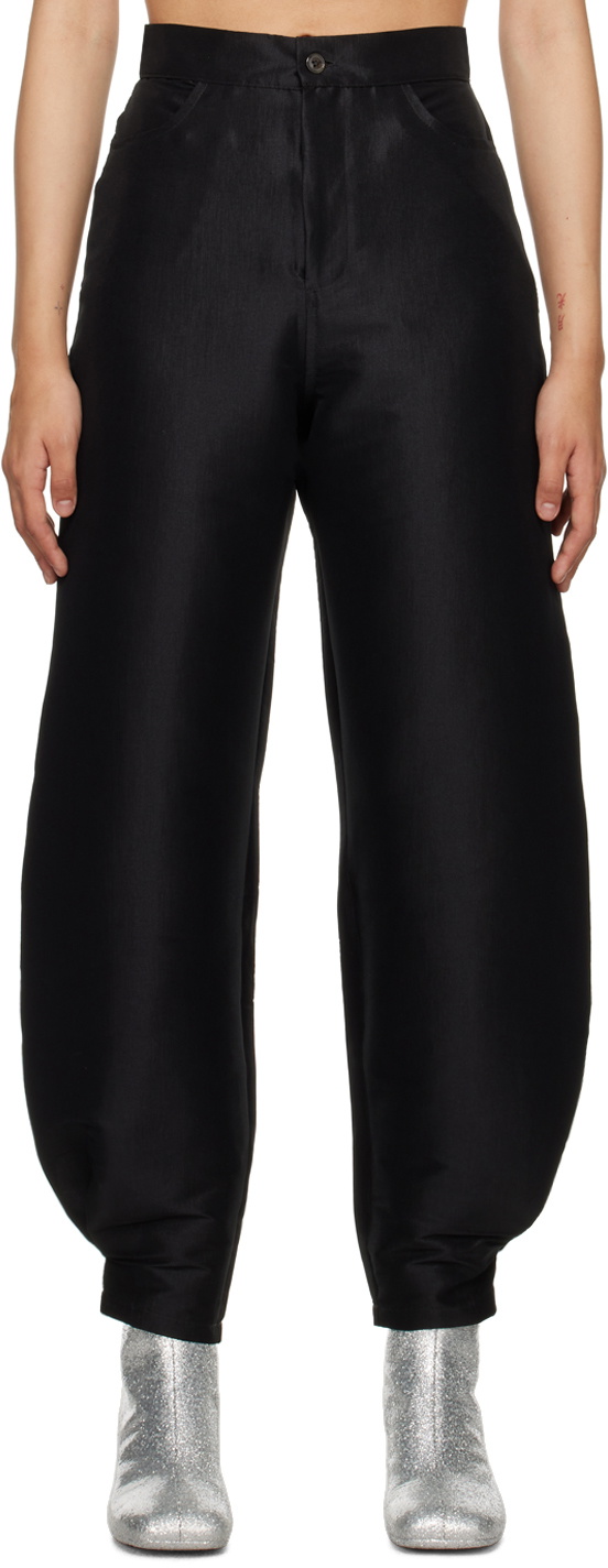 Kika Vargas Black Ella Trousers