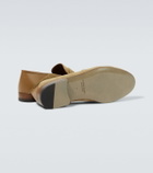 Manolo Blahnik Plymouth suede penny loafers