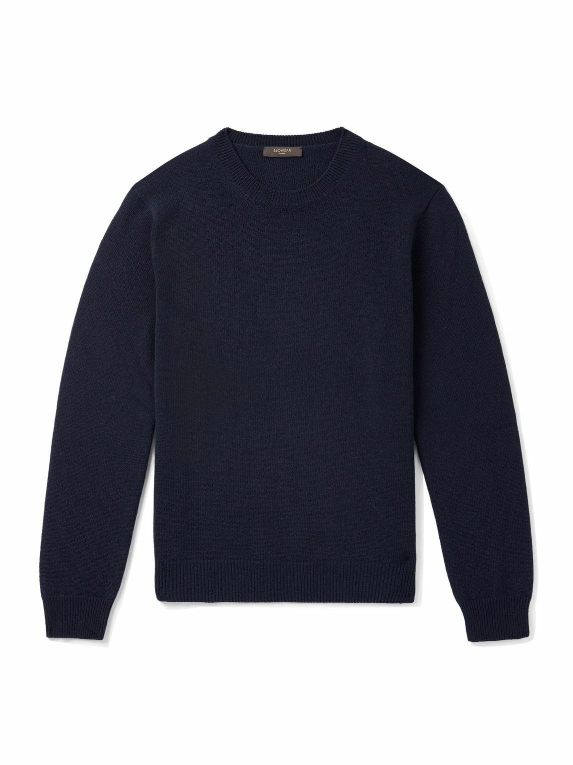 Incotex - Wool and Cashmere-Blend Sweater - Blue