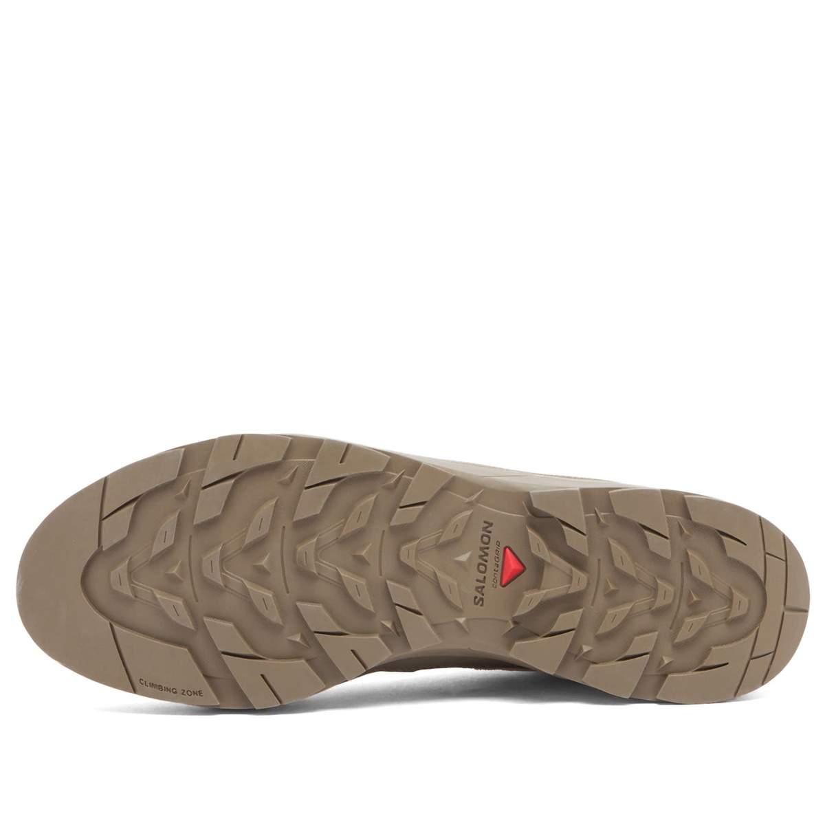 Salomon Men's X ALP WOVEN Sneaker in Walnut/Silver Cloud/Vanilla Ice