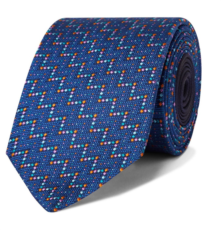 Photo: Missoni - 7cm Silk-Jacquard Tie - Blue