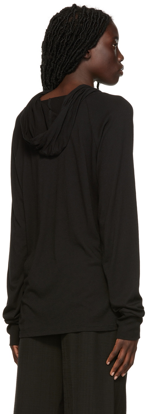 ÉTERNE Black Raglan Hoodie