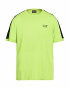 Ea7 Mens T-shirt Lime in Green