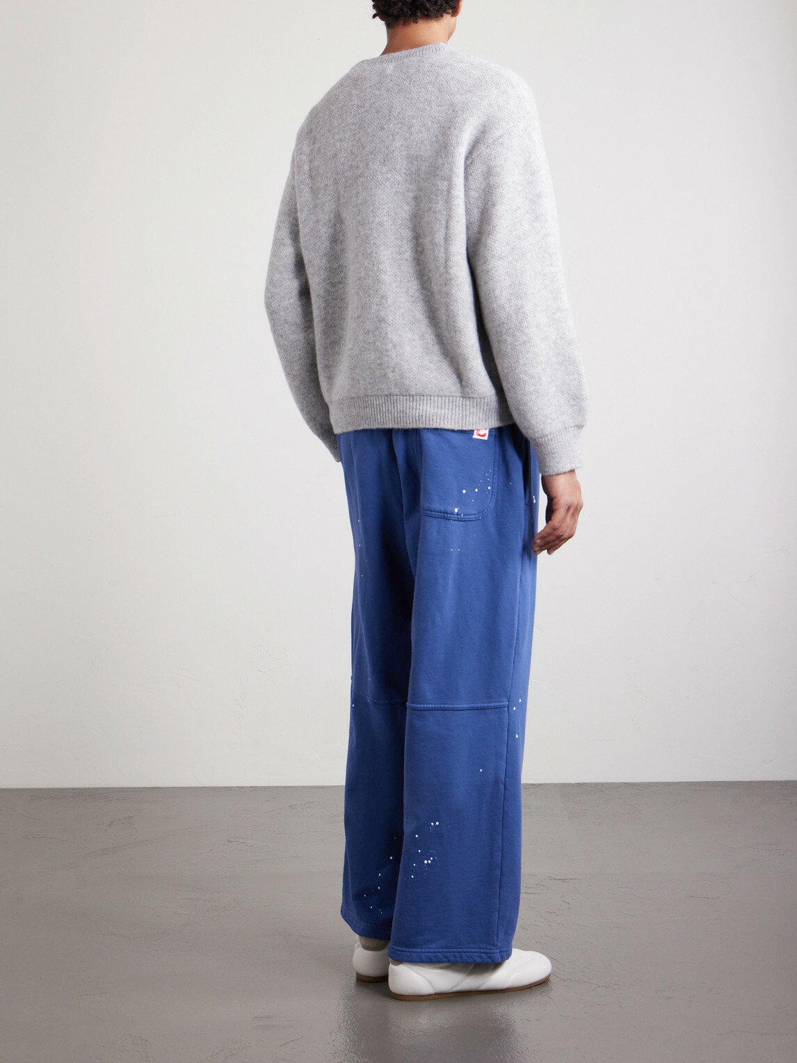 Cherry Los Angeles - Won The West Jacquard-Knit Alpaca-Blend Sweater - Gray